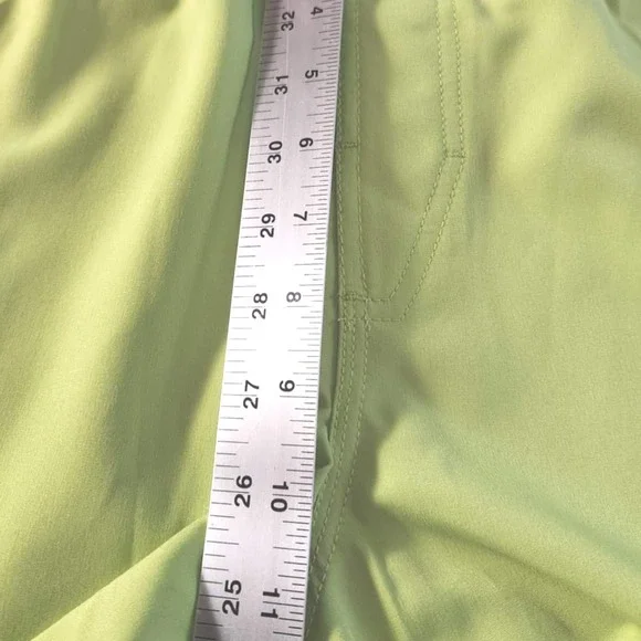 Volcom Manic Trunks Men XL Green Drawstring Swim Shorts Casual Activewear Pocket - Picture 14 of 15